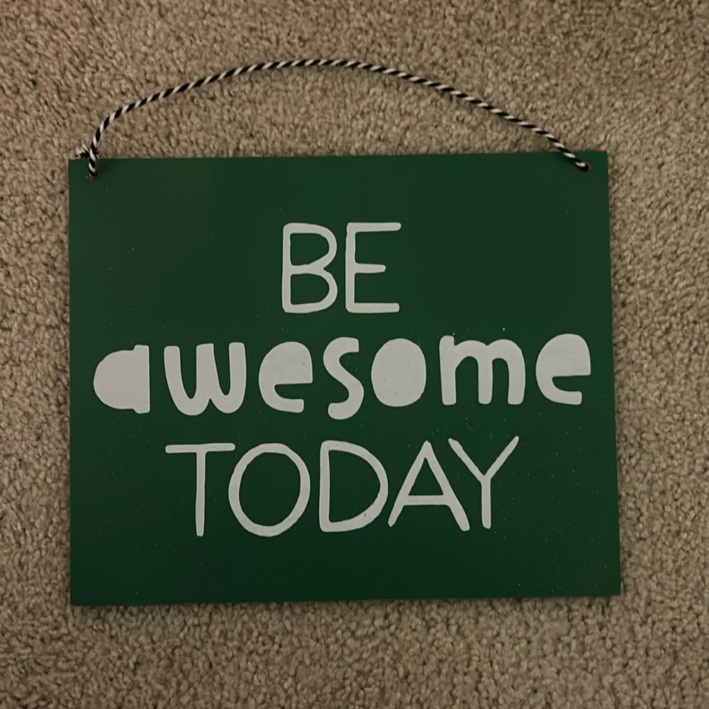 Classroom sign
